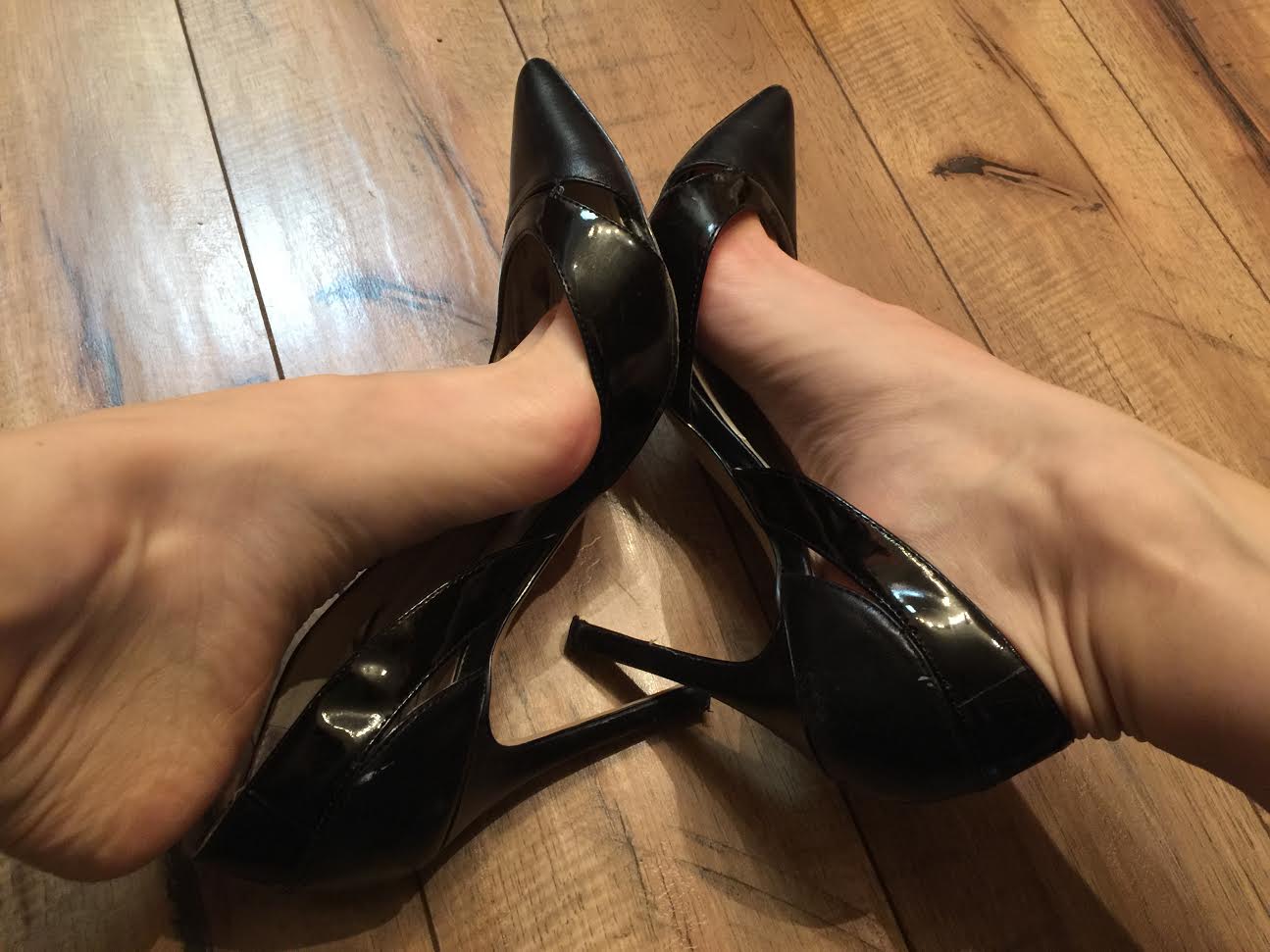 Mistress's worn shoes